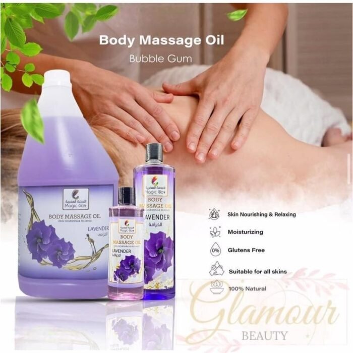 Magic Glow Body Massage Oil 3.78L Different Flavor - Image 7