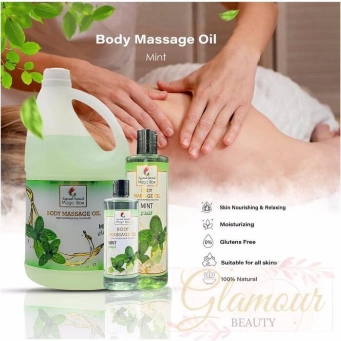 Magic Glow Body Massage Oil 3.78L Different Flavor - Image 3