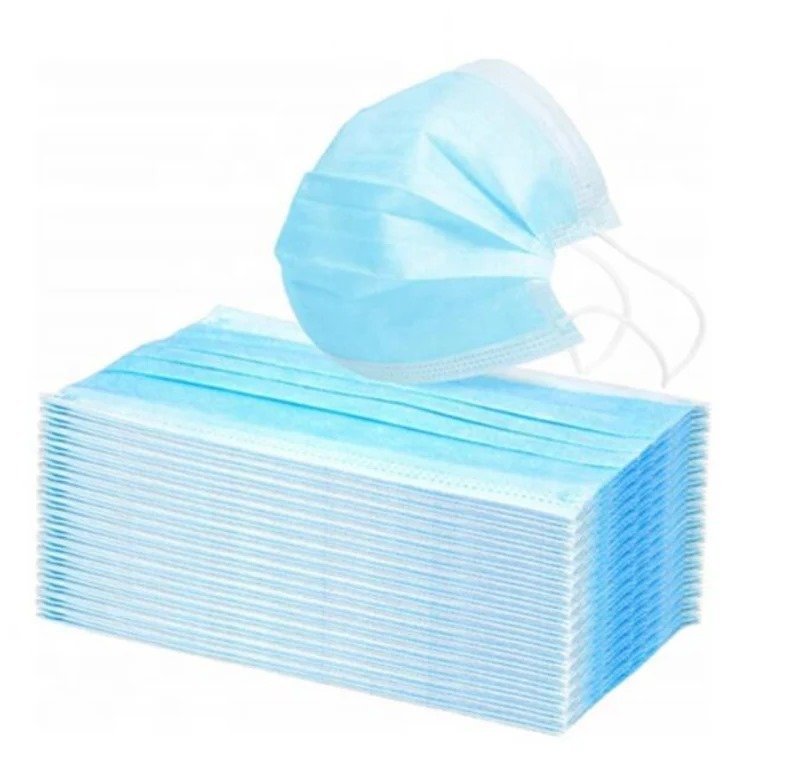 DISPOSABLE MASK BLUE 50PCS PER PACK - Image 2