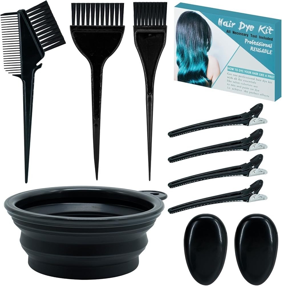 Hair Coloring Bowl and Brush Set 10pcs