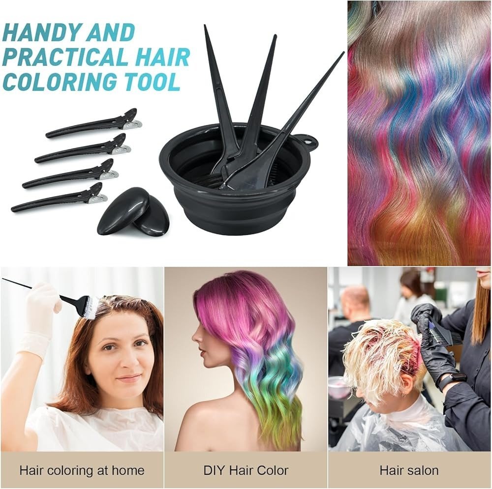 Hair Coloring Bowl and Brush Set 10pcs - Image 5